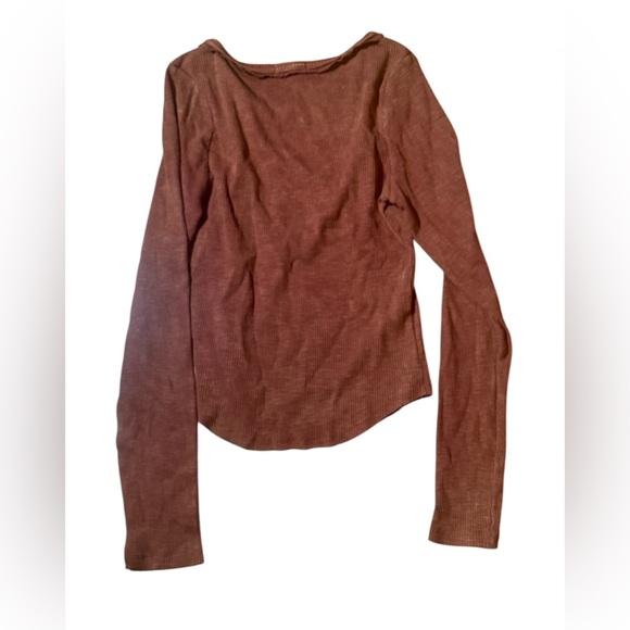 Buckle‎ Guilded Intent lace up brown top long sleeve small - Picture 7 of 8